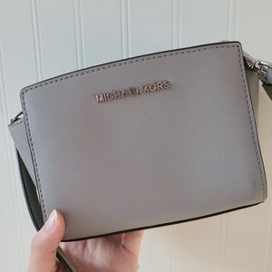 Michael Kors Mini Selma Saffiano Leather Crossbody